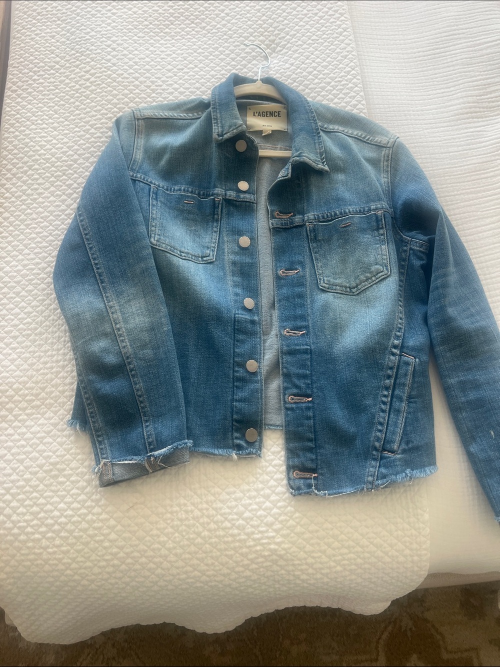 Lagence Janelle Jean jacket size L - Picture 4 of 5